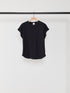 SHORT SLEEVE RIB TEE / Y241-81020-5